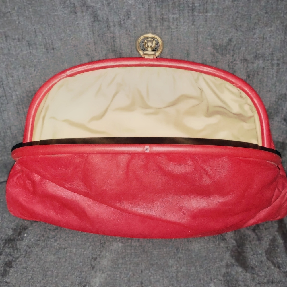 Elegant Red Clutch Bag